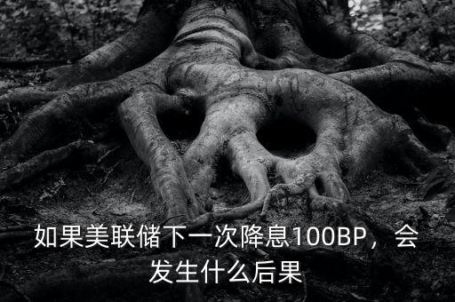 如果美聯(lián)儲下一次降息100BP，會發(fā)生什么后果