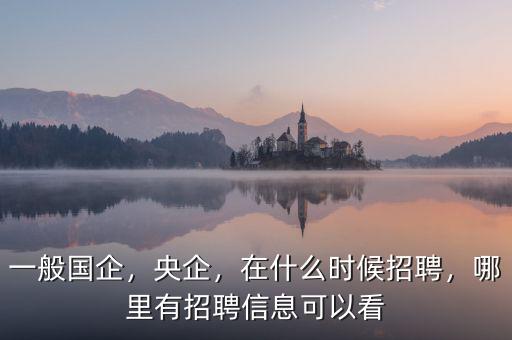 一般國企，央企，在什么時候招聘，哪里有招聘信息可以看