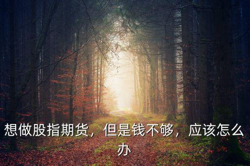 想做股指期貨，但是錢不夠，應(yīng)該怎么辦