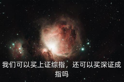 我們可以買(mǎi)上證綜指，還可以買(mǎi)深證成指嗎
