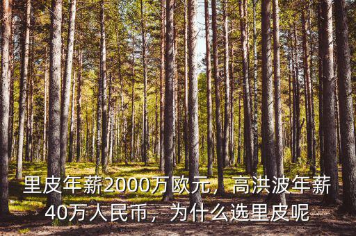 2000萬(wàn)歐元兌換人民幣是多少,年薪2000萬(wàn)歐元以上