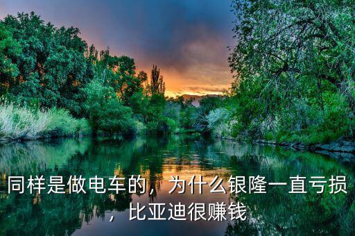 同樣是做電車的，為什么銀隆一直虧損，比亞迪很賺錢