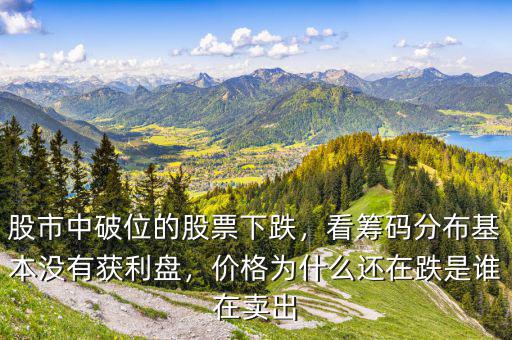 怎么看獲利盤(pán),看籌碼分布基本沒(méi)有獲利盤(pán)