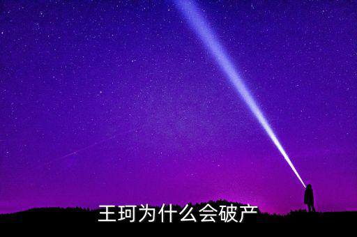 王珂為什么會破產