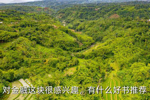 對(duì)金融這塊很感興趣，有什么好書推薦