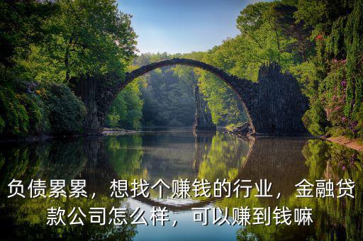 負債累累，想找個賺錢的行業(yè)，金融貸款公司怎么樣，可以賺到錢嘛