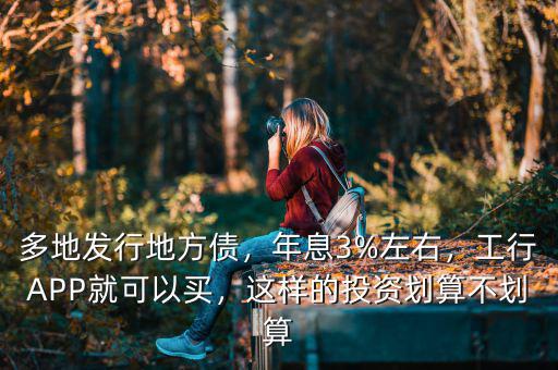 多地發(fā)行地方債，年息3%左右，工行APP就可以買，這樣的投資劃算不劃算