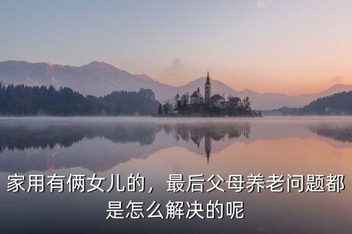 家用有倆女兒的，最后父母養(yǎng)老問題都是怎么解決的呢