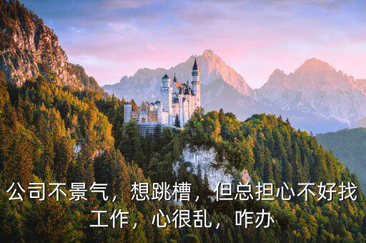 公司不景氣，想跳槽，但總擔(dān)心不好找工作，心很亂，咋辦