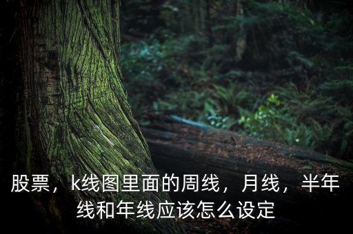 股票，k線圖里面的周線，月線，半年線和年線應(yīng)該怎么設(shè)定
