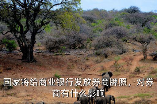 國家將給商業(yè)銀行發(fā)放券商牌照，對券商有什么影響