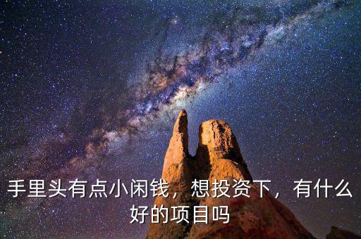 手里頭有點小閑錢，想投資下，有什么好的項目嗎