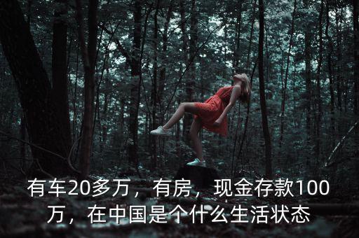 有車(chē)20多萬(wàn)，有房，現(xiàn)金存款100萬(wàn)，在中國(guó)是個(gè)什么生活狀態(tài)
