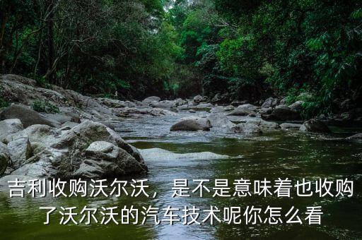 吉利收購沃爾沃，是不是意味著也收購了沃爾沃的汽車技術(shù)呢你怎么看