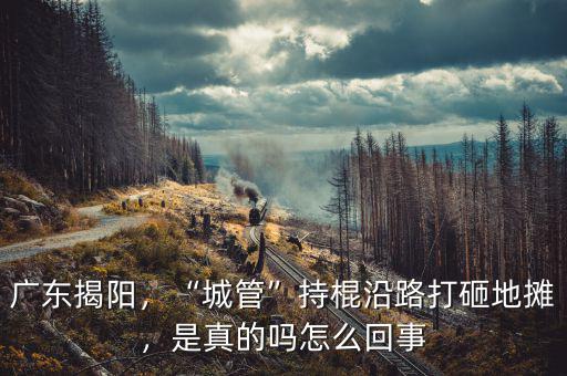 廣東揭陽(yáng)，“城管”持棍沿路打砸地?cái)?，是真的嗎怎么回? class=
