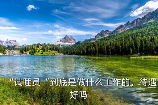 “試睡員“到底是做什么工作的，待遇好嗎