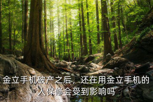 金立手機(jī)破產(chǎn)之后，還在用金立手機(jī)的人保修會(huì)受到影響嗎