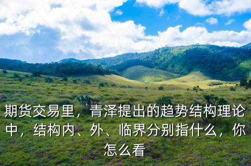 期貨交易里，青澤提出的趨勢(shì)結(jié)構(gòu)理論中，結(jié)構(gòu)內(nèi)、外、臨界分別指什么，你怎么看