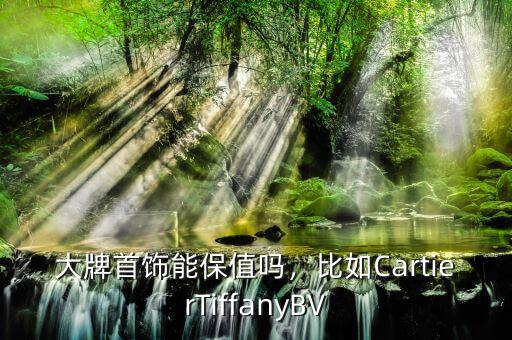 大牌首飾能保值嗎，比如CartierTiffanyBV