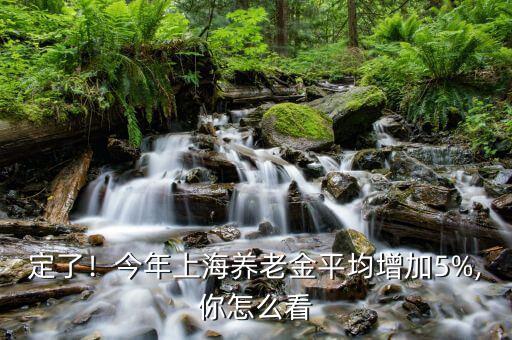 定了！今年上海養(yǎng)老金平均增加5%,你怎么看