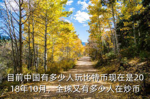目前中國有多少人玩比特幣現(xiàn)在是2018年10月，全球又有多少人在炒幣