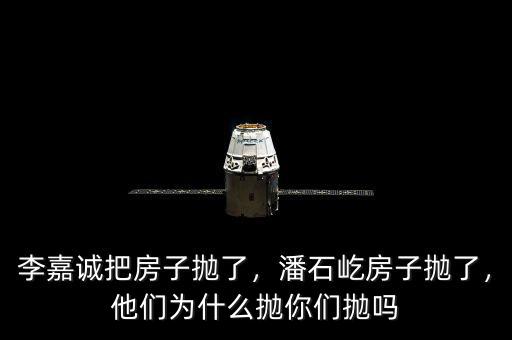 李嘉誠把房子拋了，潘石屹房子拋了，他們?yōu)槭裁磼伳銈儝亞? class=