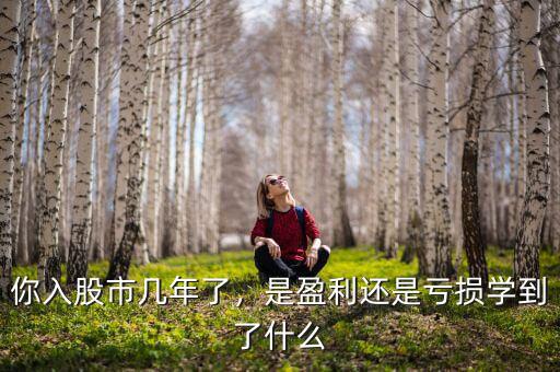 你入股市幾年了，是盈利還是虧損學(xué)到了什么
