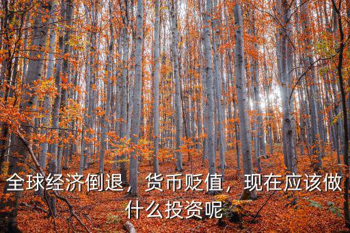 全球經(jīng)濟倒退，貨幣貶值，現(xiàn)在應(yīng)該做什么投資呢