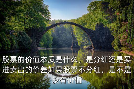股票的價值本質(zhì)是什么，是分紅還是買進賣出的價差如果股票不分紅，是不是沒有價值