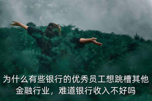 為什么有些銀行的優(yōu)秀員工想跳槽其他金融行業(yè)，難道銀行收入不好嗎