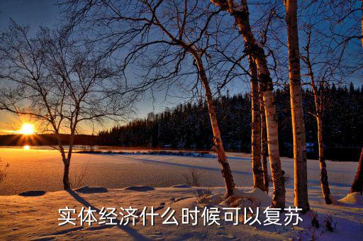 船舶經(jīng)濟(jì)什么時候復(fù)蘇,實(shí)體經(jīng)濟(jì)什么時候可以復(fù)蘇
