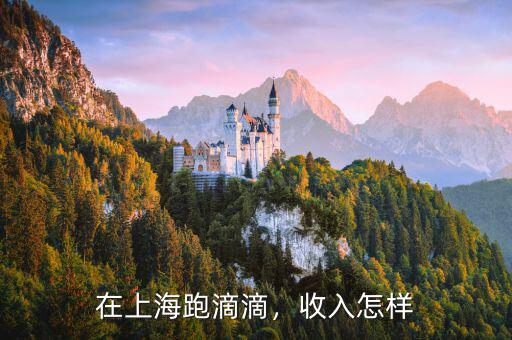 在上海跑滴滴，收入怎樣