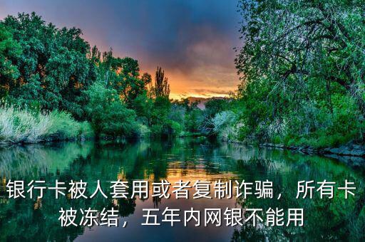 銀行卡被人套用或者復(fù)制詐騙，所有卡被凍結(jié)，五年內(nèi)網(wǎng)銀不能用