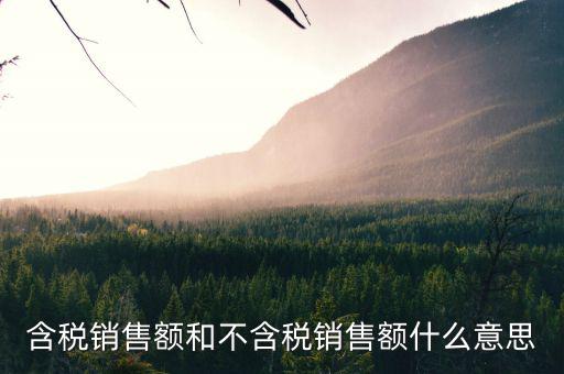 什么是含稅金額，什么是含稅