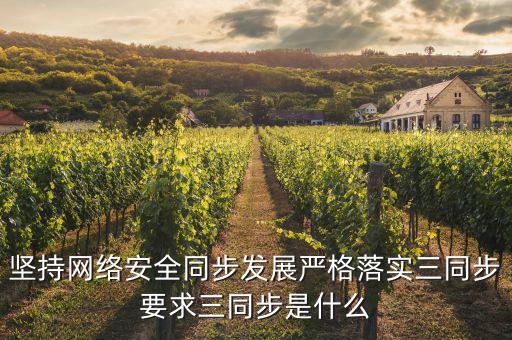 地稅局信息安全三同步是指什么，關(guān)鍵信息基礎(chǔ)設(shè)施三同步是指什么