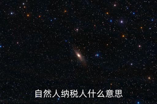 登記稅務(wù)的自然人是什么意思，請(qǐng)問(wèn)一下自然人登記是什么意思