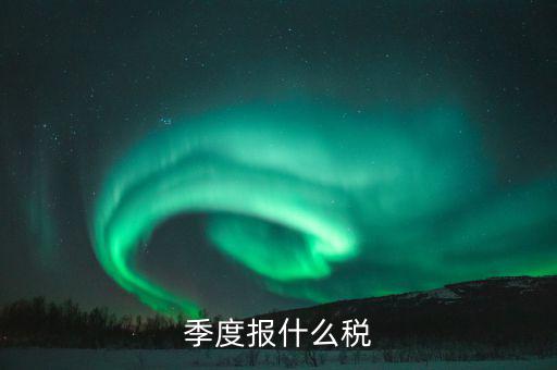 企業(yè)季度申報(bào)報(bào)什么，一般納稅人商業(yè)企業(yè)查賬征收月度季度分別要申報(bào)哪些稅種