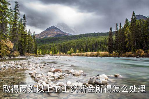 兩處報(bào)工薪有沒有什么問題，取得兩處以上的工資薪金所得怎么處理