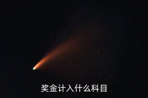 單位抽獎獎金什么入賬，獎金計入什么科目