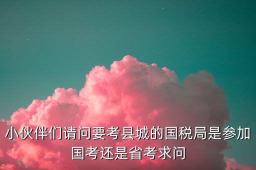 國考縣國稅局什么級別，縣級國稅屬于地市級嗎