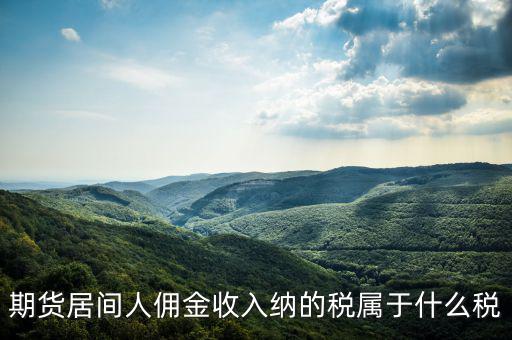 傭金屬于什么稅，傭金的稅率怎么算的啊是10