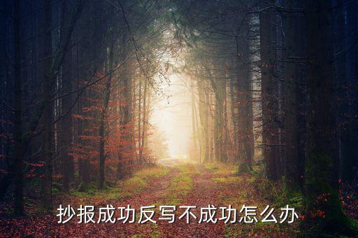 百旺稅控反寫不成功什么原因，抄報成功反寫不成功怎么辦