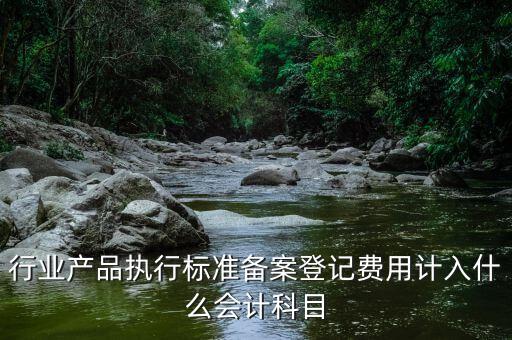 備案費入什么科目，行業(yè)產(chǎn)品執(zhí)行標準備案登記費用計入什么會計科目