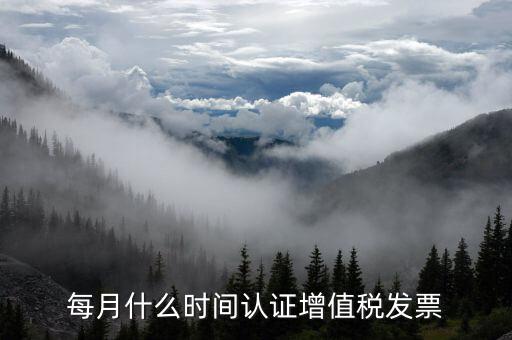 月底認(rèn)證什么發(fā)票，每月什么時間認(rèn)證增值稅發(fā)票