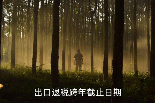 出口退免稅認(rèn)定日期是什么時(shí)候，出口退稅跨年截止日期