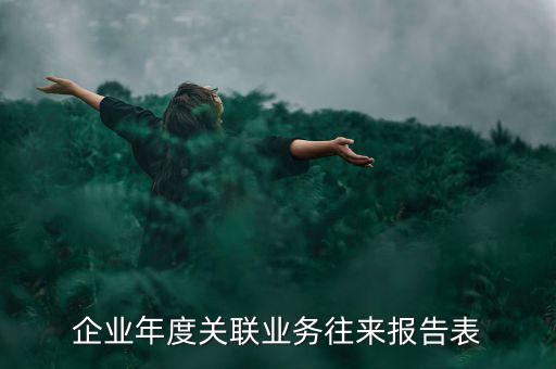 企業(yè)年度關(guān)聯(lián)報(bào)告表是什么意思，企業(yè)年度關(guān)聯(lián)業(yè)務(wù)往來報(bào)告表
