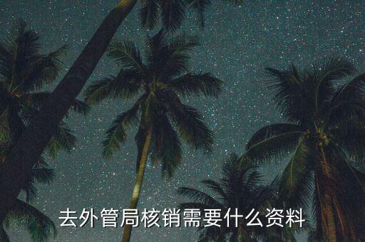 外管證核銷(xiāo)需要什么，去外管局核銷(xiāo)需要什么資料