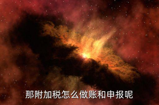 各項附加稅申報說明之后做什么，增值稅及附加稅費申報表填完后怎么申報