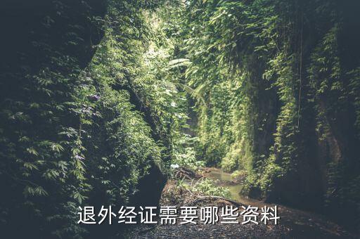 外經(jīng)證注銷需要帶什么資料，退外經(jīng)證需要哪些資料