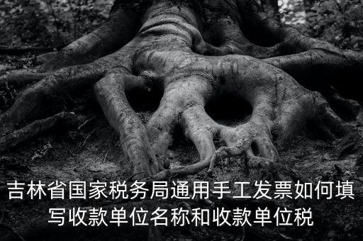 吉林省國家稅務局通用手工發(fā)票如何填寫收款單位名稱和收款單位稅